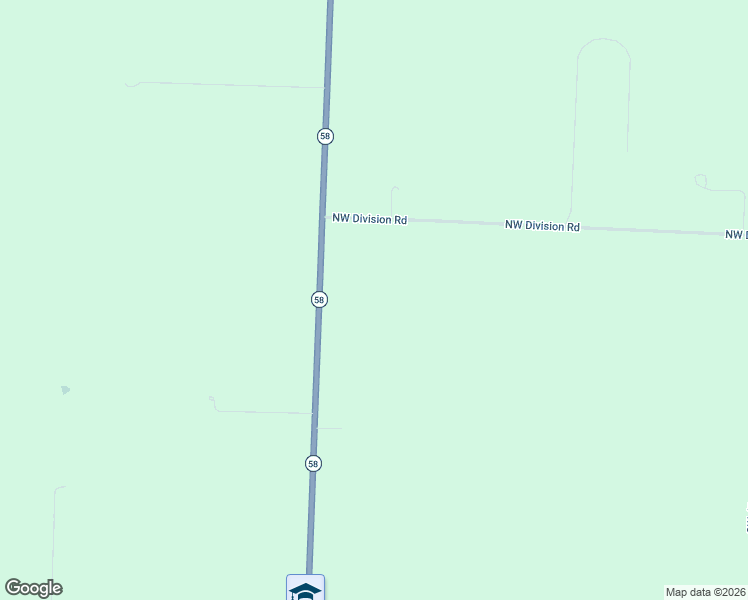 map of restaurants, bars, coffee shops, grocery stores, and more near 58 Northwest Division Road in Centerview