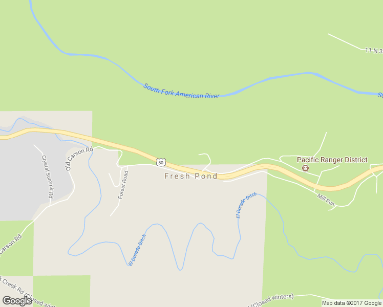 map of restaurants, bars, coffee shops, grocery stores, and more near 2012 Outer Limits Lane in Pollock Pines