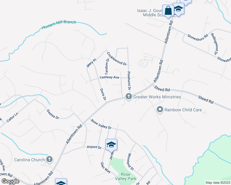 map of restaurants, bars, coffee shops, grocery stores, and more near 2701 Bey Court in Fort Washington