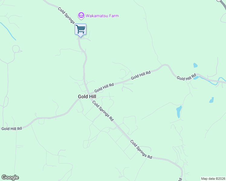 map of restaurants, bars, coffee shops, grocery stores, and more near 6060 Gold Hill Road in Placerville