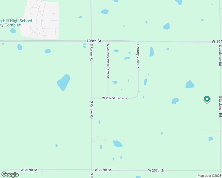 map of restaurants, bars, coffee shops, grocery stores, and more near 20219 South Country View Terrace in Spring Hill