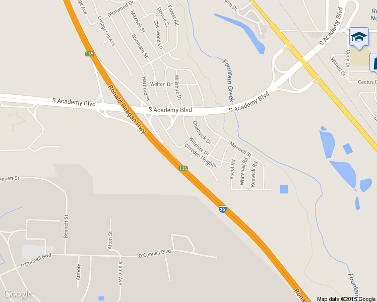 map of restaurants, bars, coffee shops, grocery stores, and more near 4825 Hobkirks Point in Colorado Springs