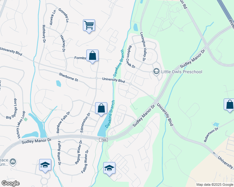 map of restaurants, bars, coffee shops, grocery stores, and more near 9035 Brewer Creek Place in Manassas