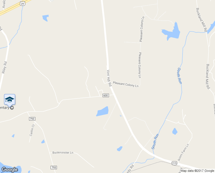 map of restaurants, bars, coffee shops, grocery stores, and more near 6522 Vint Hill Road in Warrenton
