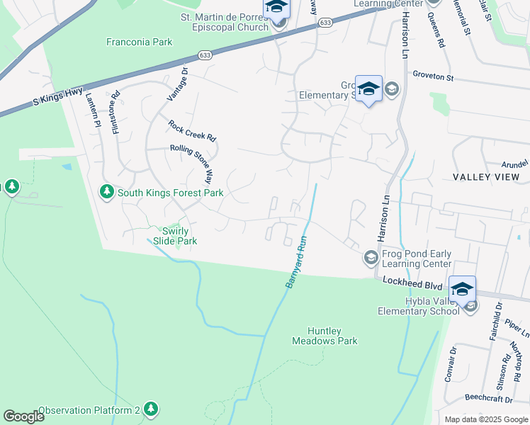 map of restaurants, bars, coffee shops, grocery stores, and more near 7148 Strawn Court in Alexandria