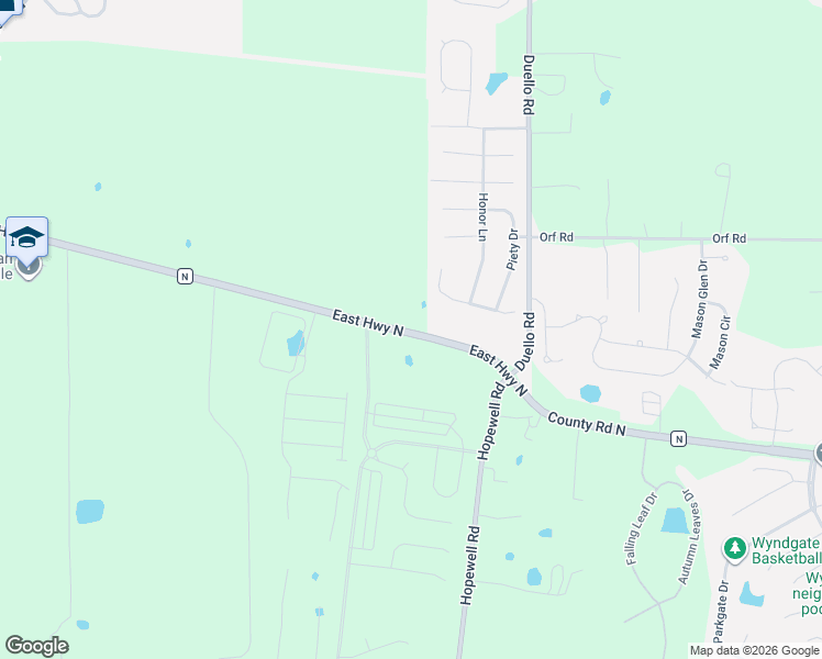 map of restaurants, bars, coffee shops, grocery stores, and more near 1150 East Highway North in Lake Saint Louis