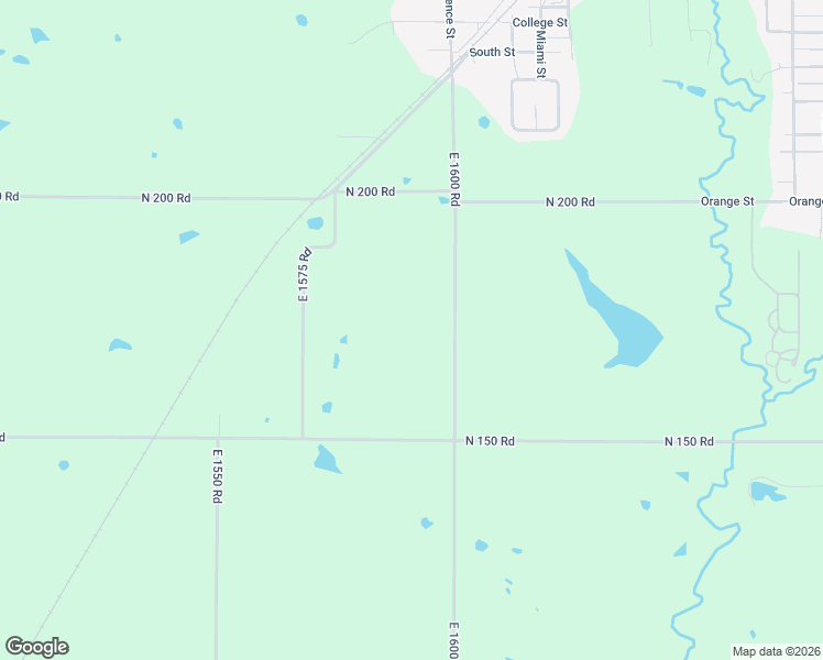 map of restaurants, bars, coffee shops, grocery stores, and more near 173 East 1600th Road in Baldwin City