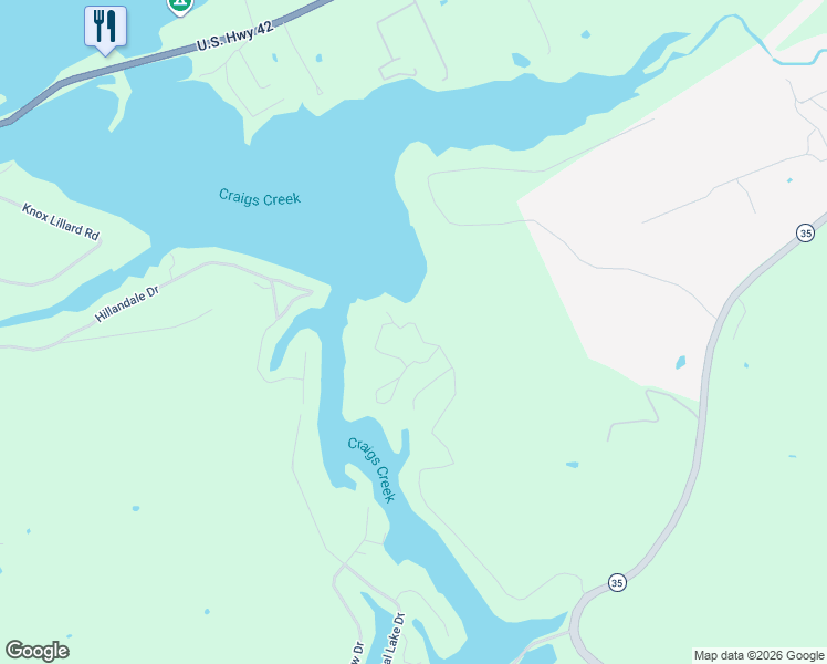 map of restaurants, bars, coffee shops, grocery stores, and more near 1044 Fogg Road in Sparta