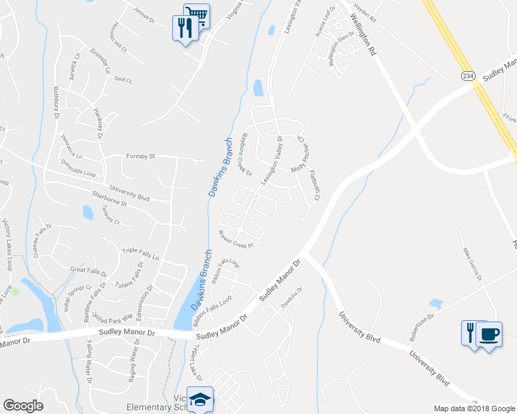 map of restaurants, bars, coffee shops, grocery stores, and more near 11838 Medway Church Loop in Manassas