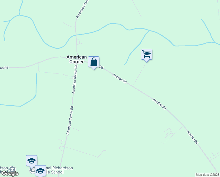 map of restaurants, bars, coffee shops, grocery stores, and more near 25699 Auction Road in Federalsburg