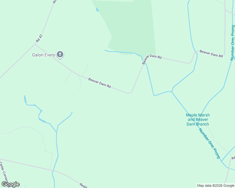 map of restaurants, bars, coffee shops, grocery stores, and more near 16559 Road 595 in Ellendale