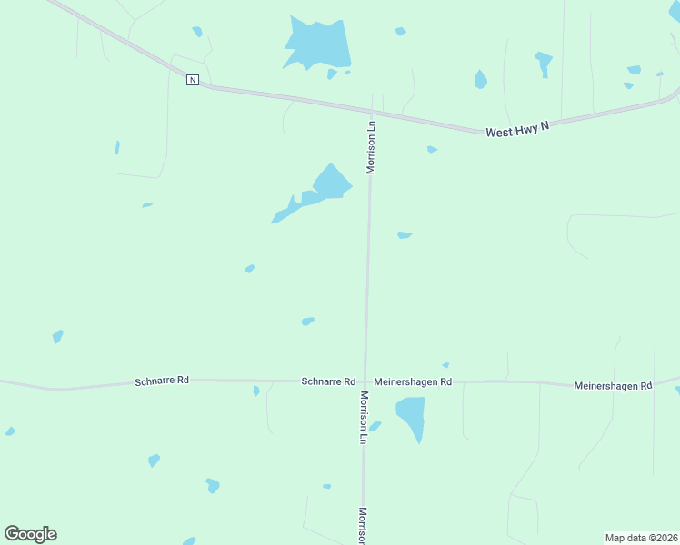 map of restaurants, bars, coffee shops, grocery stores, and more near 1289 Morrison Lane in Foristell