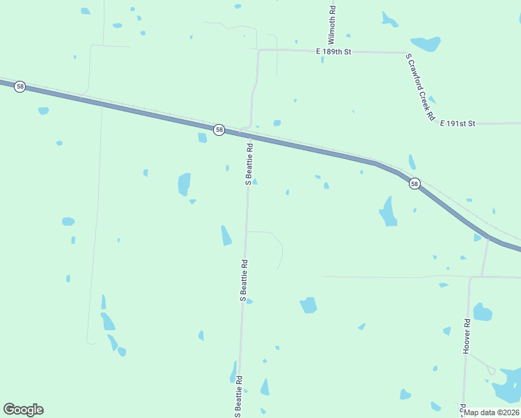 map of restaurants, bars, coffee shops, grocery stores, and more near 19307 South Beattie Road in Pleasant Hill