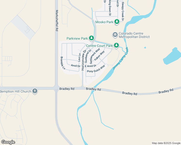 map of restaurants, bars, coffee shops, grocery stores, and more near 9355 Pony Gulch Way in Colorado Springs