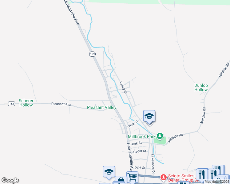 map of restaurants, bars, coffee shops, grocery stores, and more near 4220 Sterling Avenue in Portsmouth