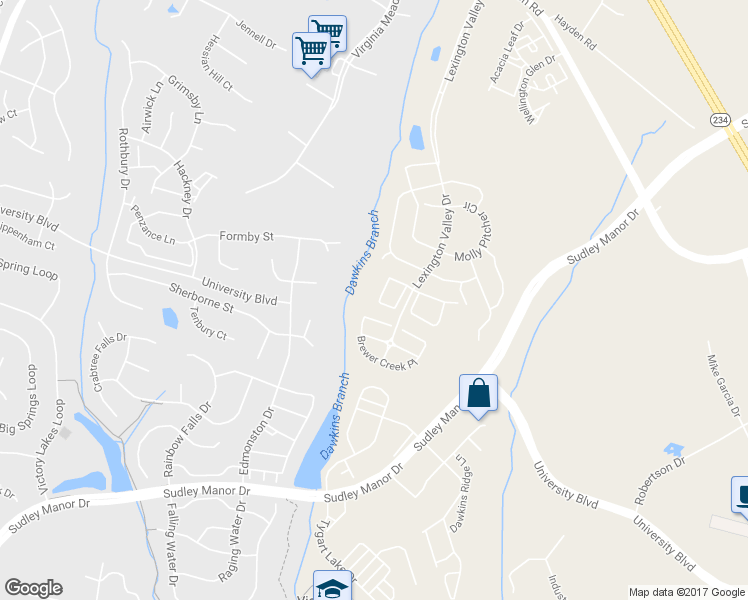 map of restaurants, bars, coffee shops, grocery stores, and more near 12056 Kemps Landing Circle in Manassas