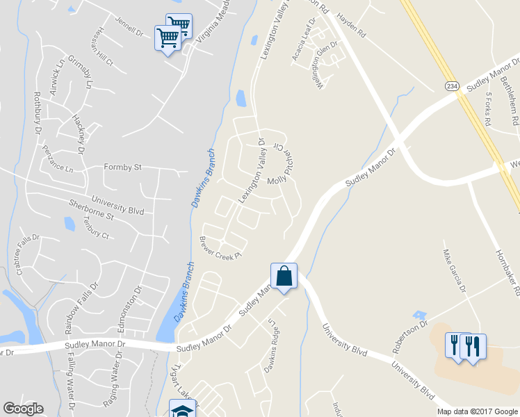 map of restaurants, bars, coffee shops, grocery stores, and more near 8714 Phipps Farm Way in Manassas