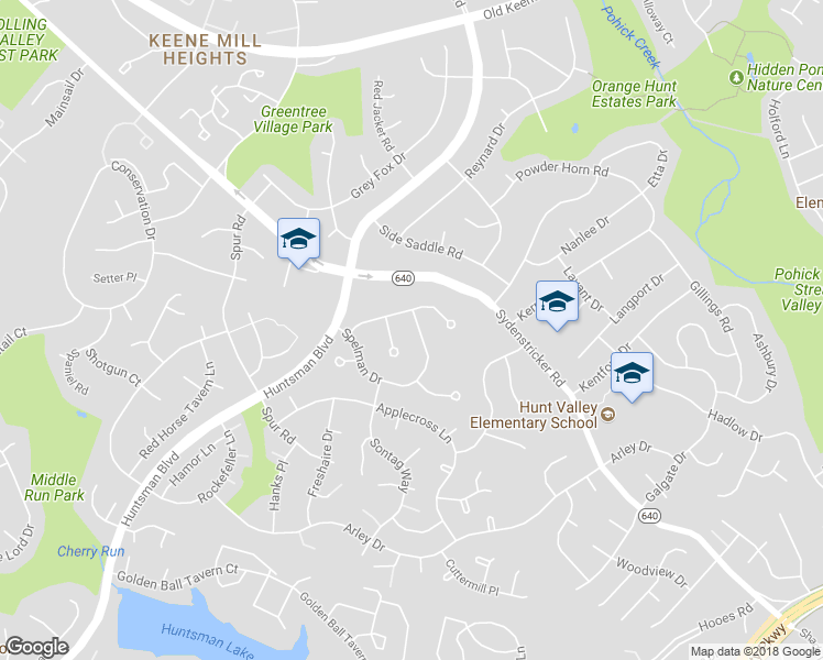 map of restaurants, bars, coffee shops, grocery stores, and more near 6943 Spelman Drive in Springfield