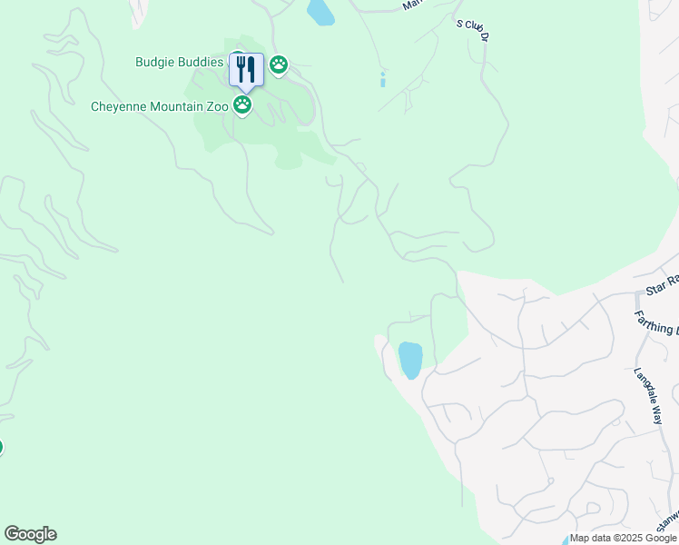 map of restaurants, bars, coffee shops, grocery stores, and more near 4620 Governors Point in Colorado Springs