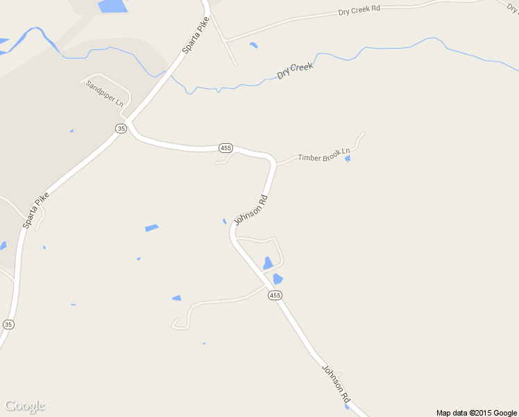 map of restaurants, bars, coffee shops, grocery stores, and more near 107 Johnson Road in Warsaw
