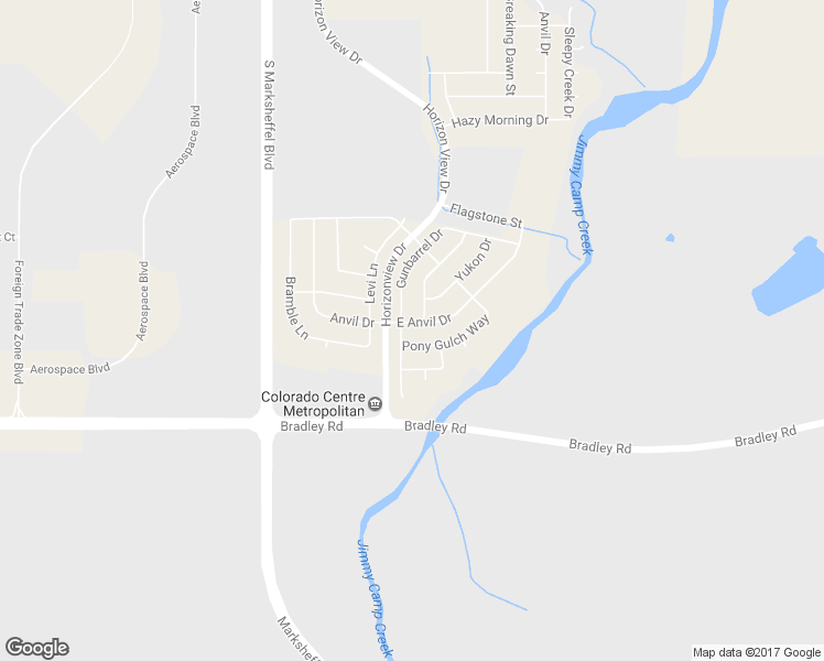 map of restaurants, bars, coffee shops, grocery stores, and more near 9355 Pony Gulch Way in Colorado Springs