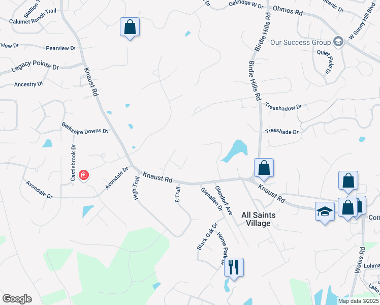 map of restaurants, bars, coffee shops, grocery stores, and more near 316 Addyston Pointe in St. Peters