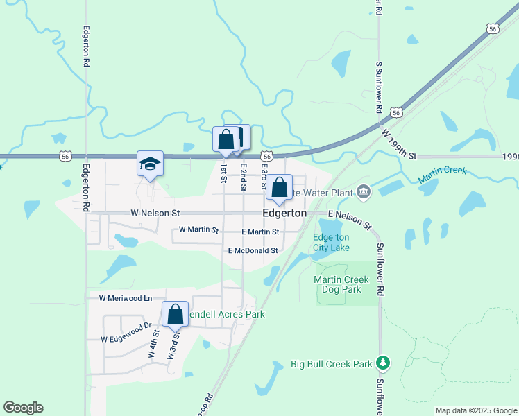 map of restaurants, bars, coffee shops, grocery stores, and more near in Edgerton