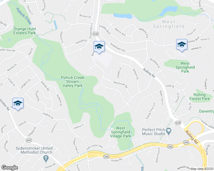map of restaurants, bars, coffee shops, grocery stores, and more near 6911 Barnack Drive in Springfield