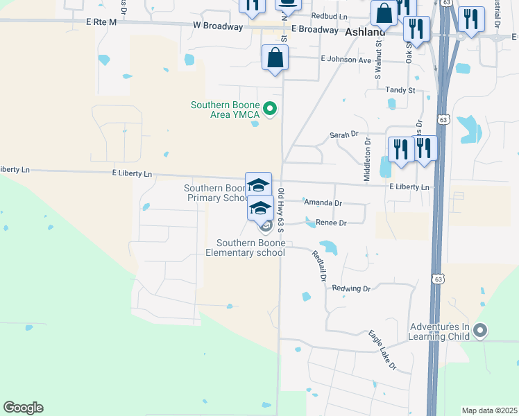 map of restaurants, bars, coffee shops, grocery stores, and more near 803 Henry Clay Boulevard in Ashland