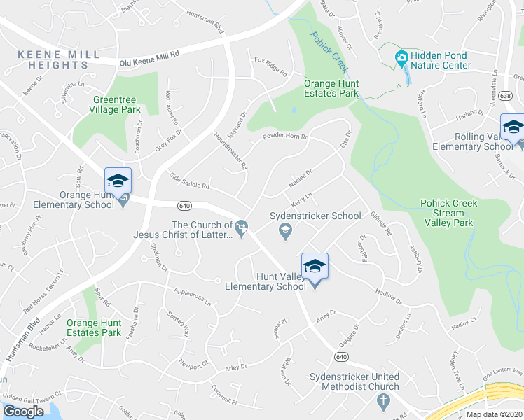 map of restaurants, bars, coffee shops, grocery stores, and more near 8717 Etta Dr in Springfield