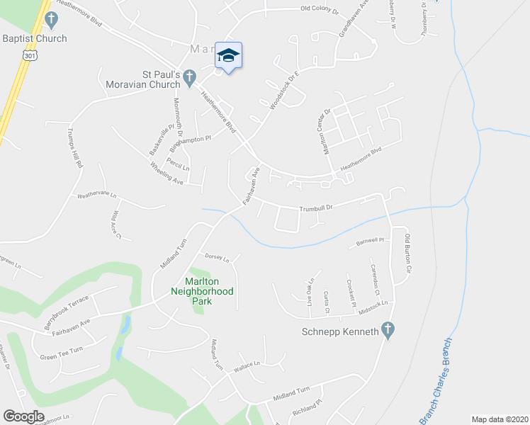 map of restaurants, bars, coffee shops, grocery stores, and more near 8906 Simeon Court in Upper Marlboro