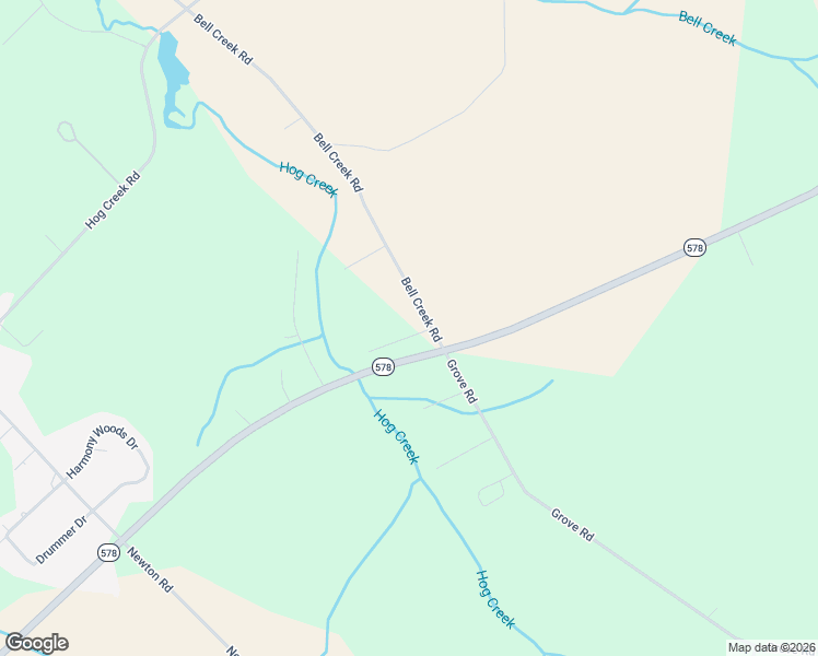 map of restaurants, bars, coffee shops, grocery stores, and more near 5750 Bell Creek Rd in Preston