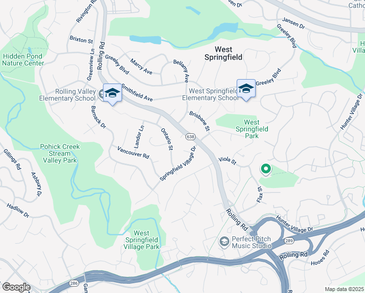 map of restaurants, bars, coffee shops, grocery stores, and more near 8104 Sherbrooke Court in West Springfield
