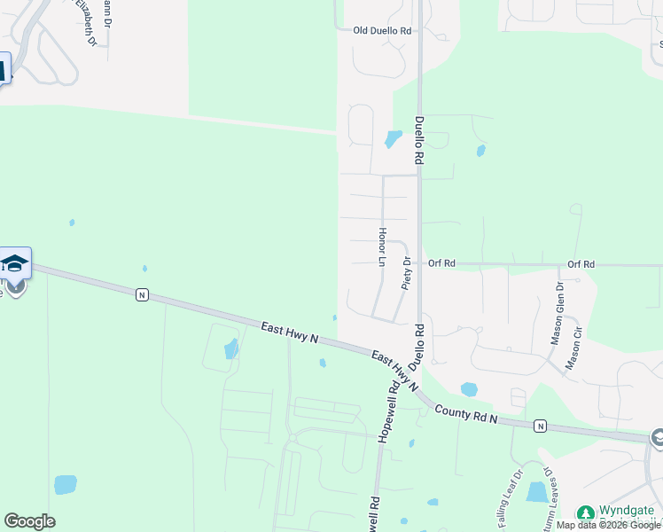 map of restaurants, bars, coffee shops, grocery stores, and more near 70 Honor Court in Lake Saint Louis