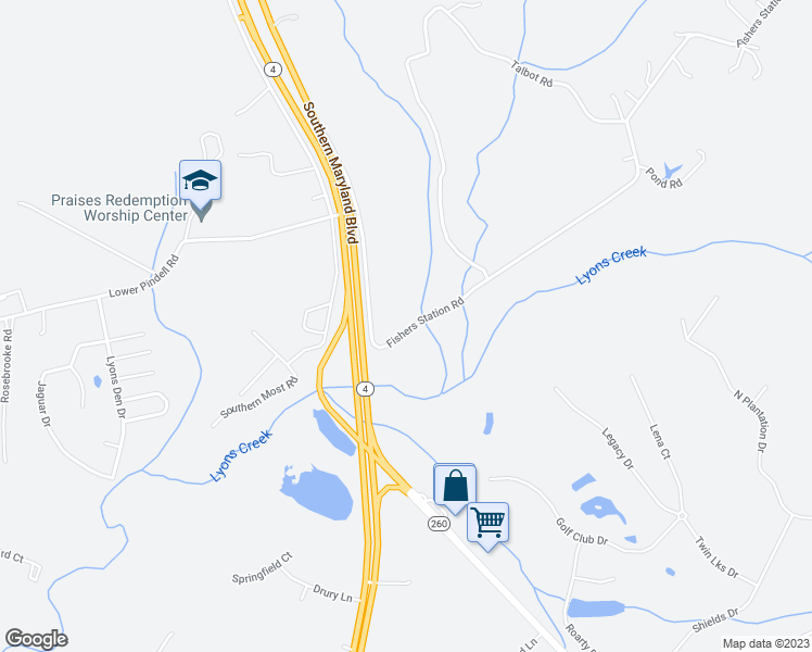 map of restaurants, bars, coffee shops, grocery stores, and more near 6332 Fishers Station Road in Lothian