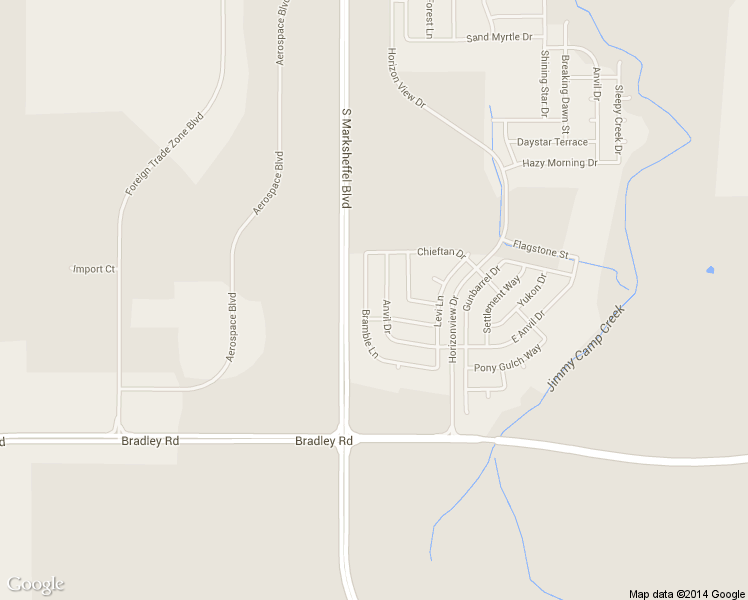 map of restaurants, bars, coffee shops, grocery stores, and more near 4405 Bramble Lane in Colorado Springs