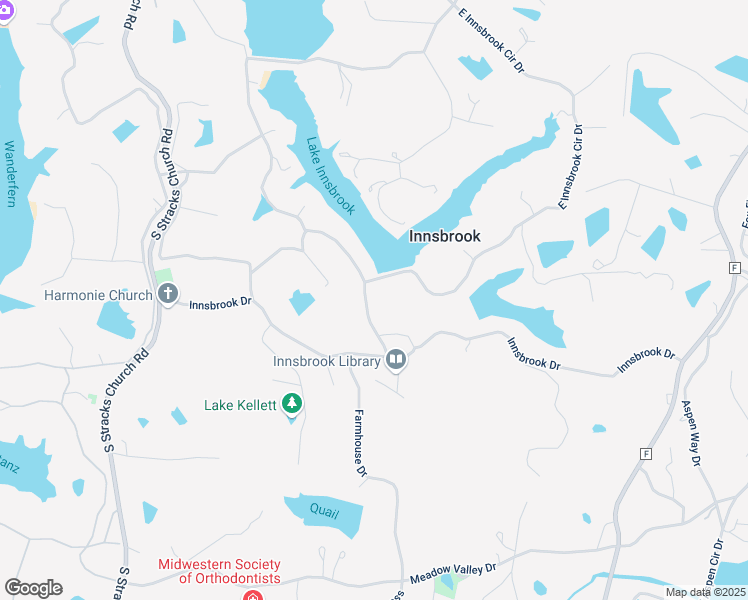 map of restaurants, bars, coffee shops, grocery stores, and more near 144 West Innsbrook Circle Drive in Wright City