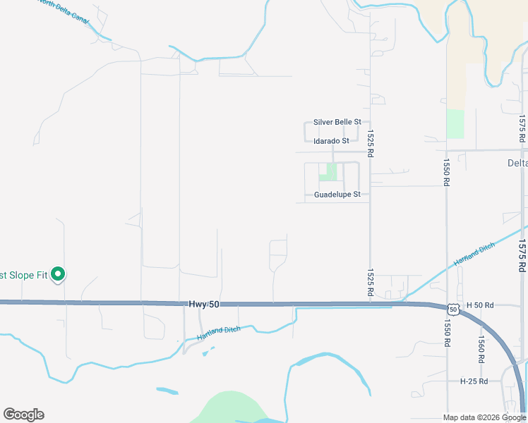 map of restaurants, bars, coffee shops, grocery stores, and more near 1491 U.S. 50 in Delta