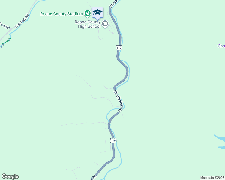 map of restaurants, bars, coffee shops, grocery stores, and more near 1066 Charleston Road in Spencer