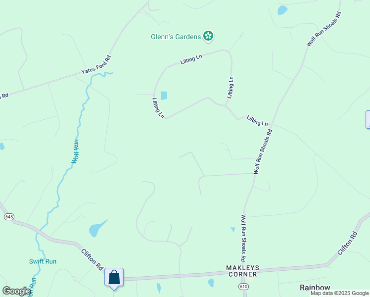 map of restaurants, bars, coffee shops, grocery stores, and more near 7105 Woodglen Court in Fairfax Station