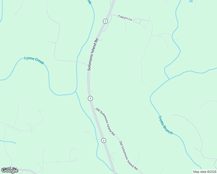 map of restaurants, bars, coffee shops, grocery stores, and more near 6095 Solomons Island Road in Tracys Landing