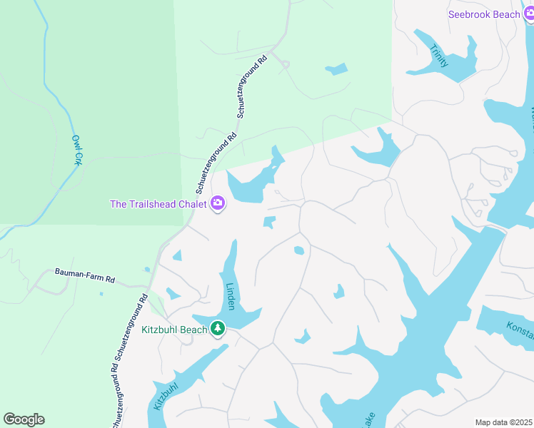 map of restaurants, bars, coffee shops, grocery stores, and more near 2441 Alpine Lake Drive in Innsbrook