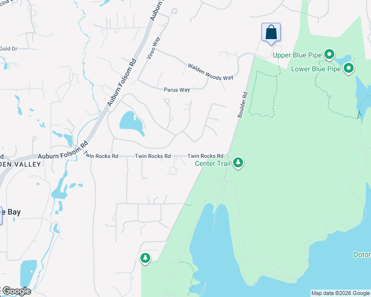 map of restaurants, bars, coffee shops, grocery stores, and more near 8377 Twin Rocks Road in Granite Bay