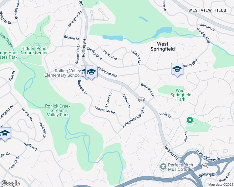 map of restaurants, bars, coffee shops, grocery stores, and more near 6812 Ontario Street in West Springfield