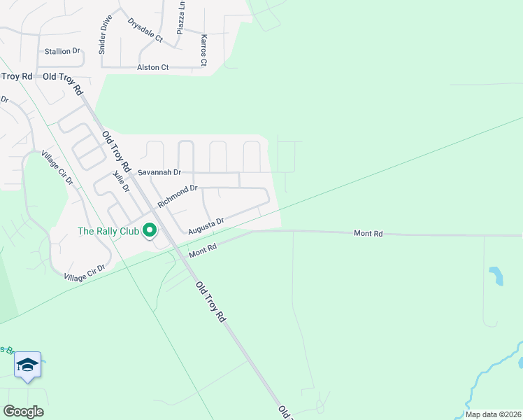 map of restaurants, bars, coffee shops, grocery stores, and more near 7108 Augusta Drive in Glen Carbon