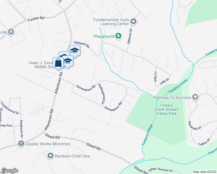 map of restaurants, bars, coffee shops, grocery stores, and more near 3604 Fallstone Court in Fort Washington