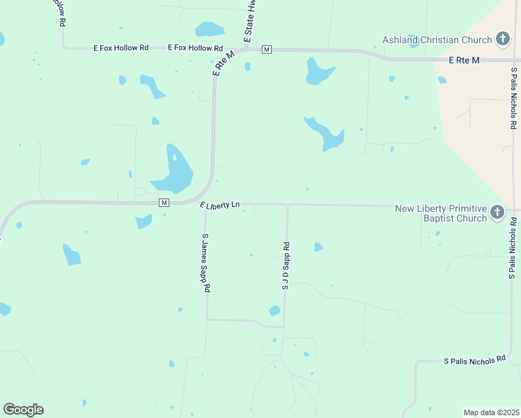 map of restaurants, bars, coffee shops, grocery stores, and more near 3200 East Liberty Lane in Hartsburg