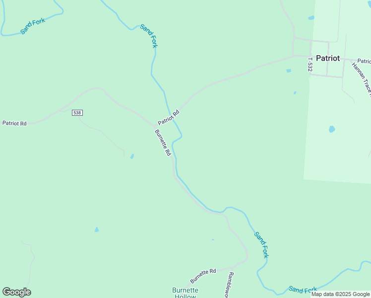 map of restaurants, bars, coffee shops, grocery stores, and more near 2389 Patriot Road in Patriot