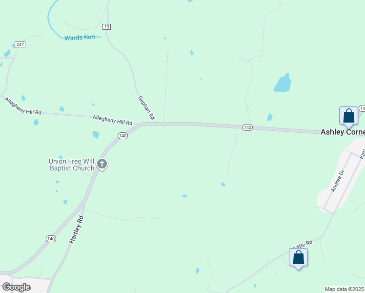 map of restaurants, bars, coffee shops, grocery stores, and more near 5162 Ohio 140 in Wheelersburg