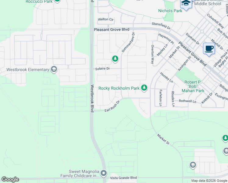 map of restaurants, bars, coffee shops, grocery stores, and more near 308 Dorado Lane in Roseville